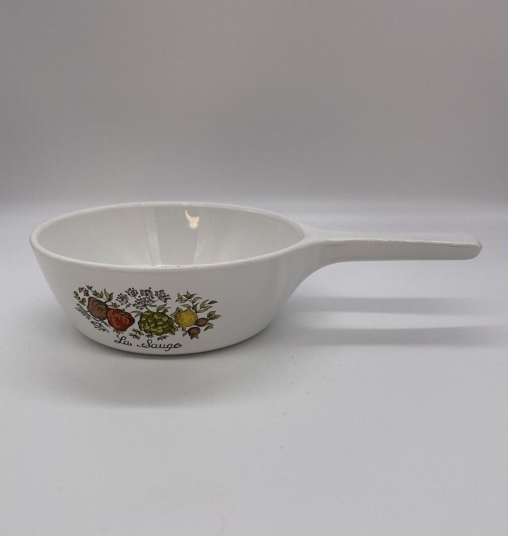 Vintage Corning Ware Spice of Life La Sauge Menuette 1 Pint Sauce Pan P-81-B